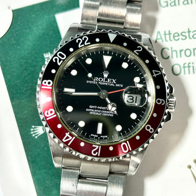 Rolex 16710T GMT Master Watch with Certificate
